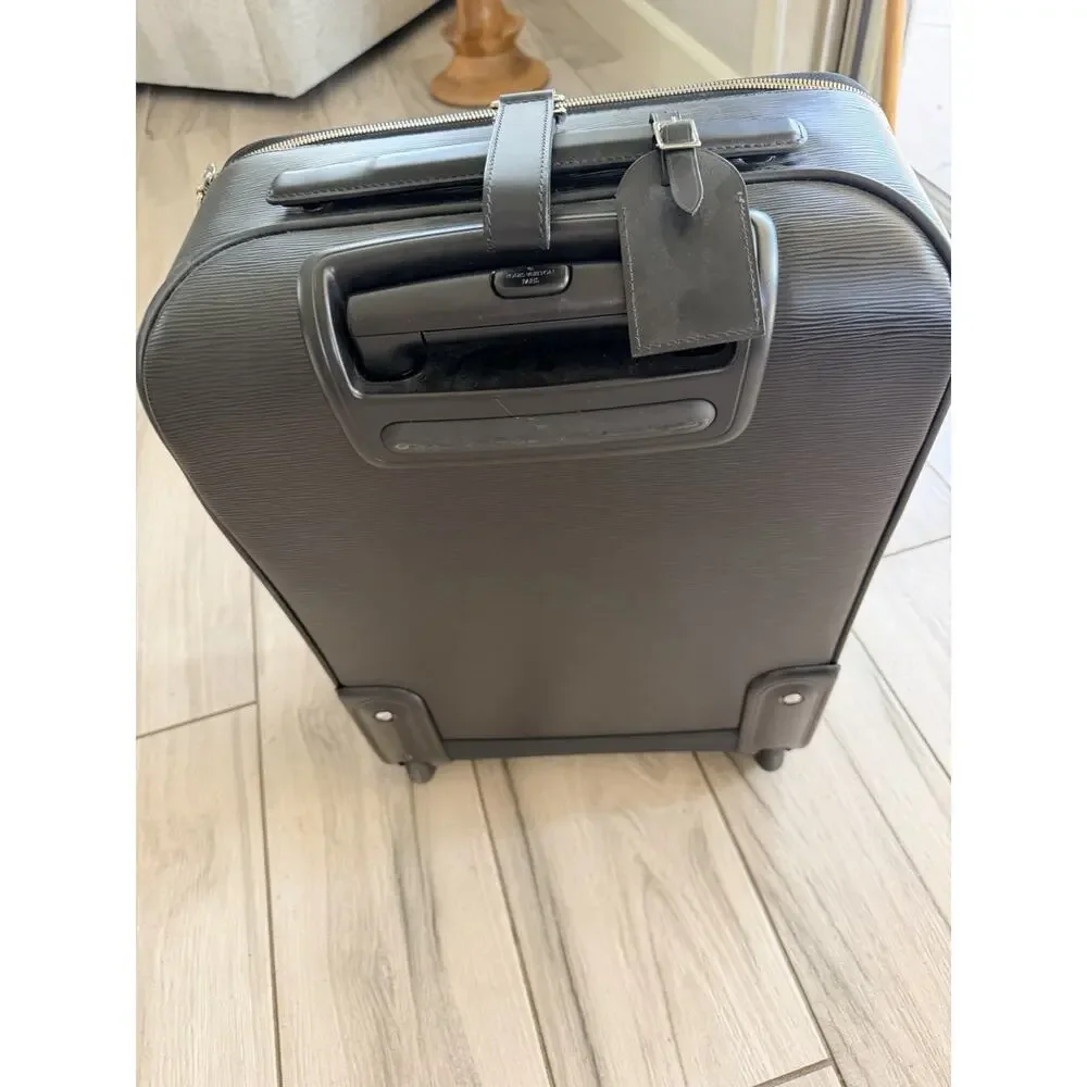 Louis Vuitton Epi Pegase 50 Pre-Loved Travel Bag Black LSaja Cover Included